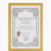 Frame craft - Golden Certificate Photo Frame